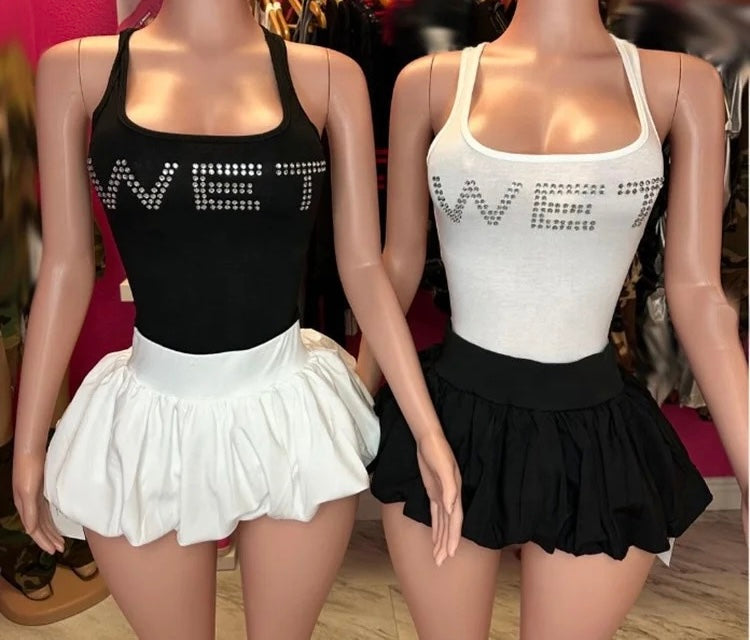 Wet Skirt Set
