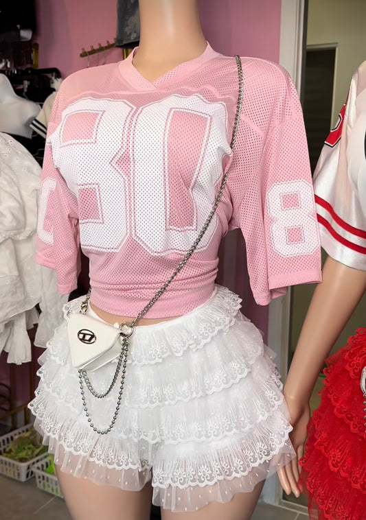 Jersey Short Set - Pink